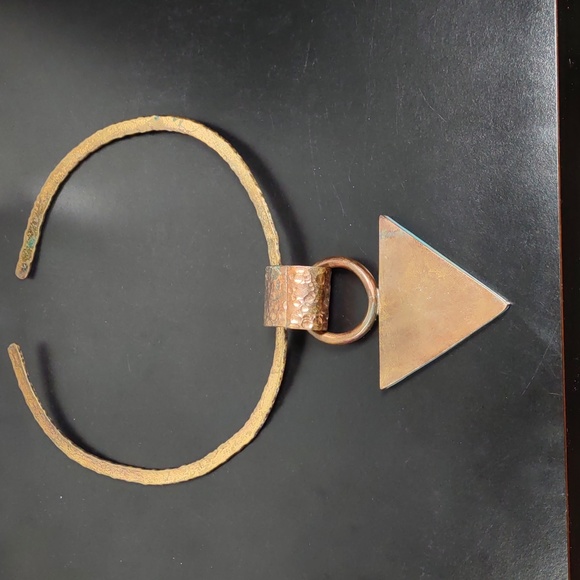 Vintage Margaret MacDonald Ceramic/Copper Collar - Picture 3 of 8